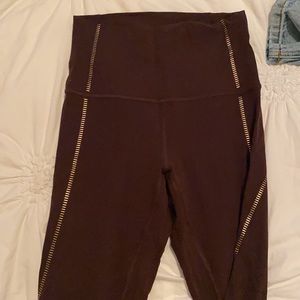 limited edition gold lululemon align leggings